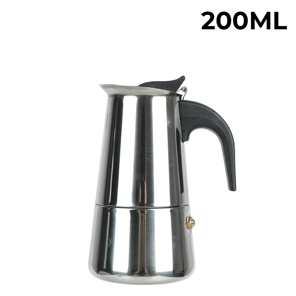 Stainless Steel Moka Coffee Maker Espresso Latte S...