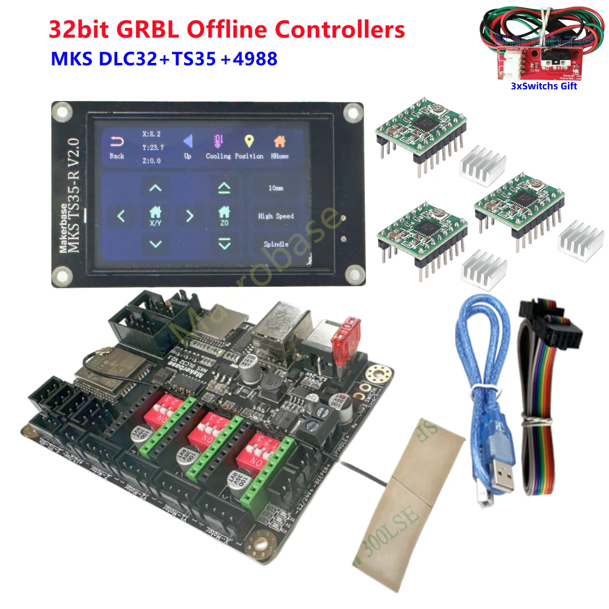Enhanced Laser Control Card for CNC Engraving and Marking Machines