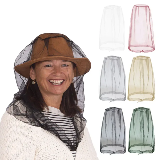 Filet à tête anti-moustiques pour l'extérieur, maille anti-insectes pour le jardinage, la randonnée, le Camping, la pêche, couvre-visage de protection 1