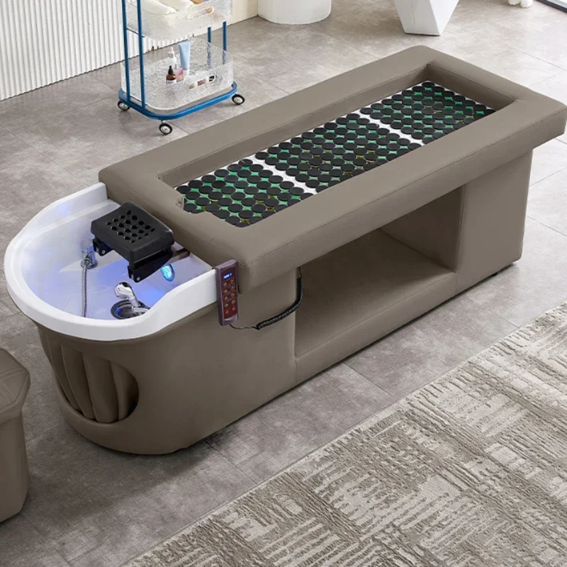 Aesthetic Shampoo Chairs Professional Hairdressing Single Sleeping Water Salon Makeup Armchairs Cadeiras Hairstyle Shaving