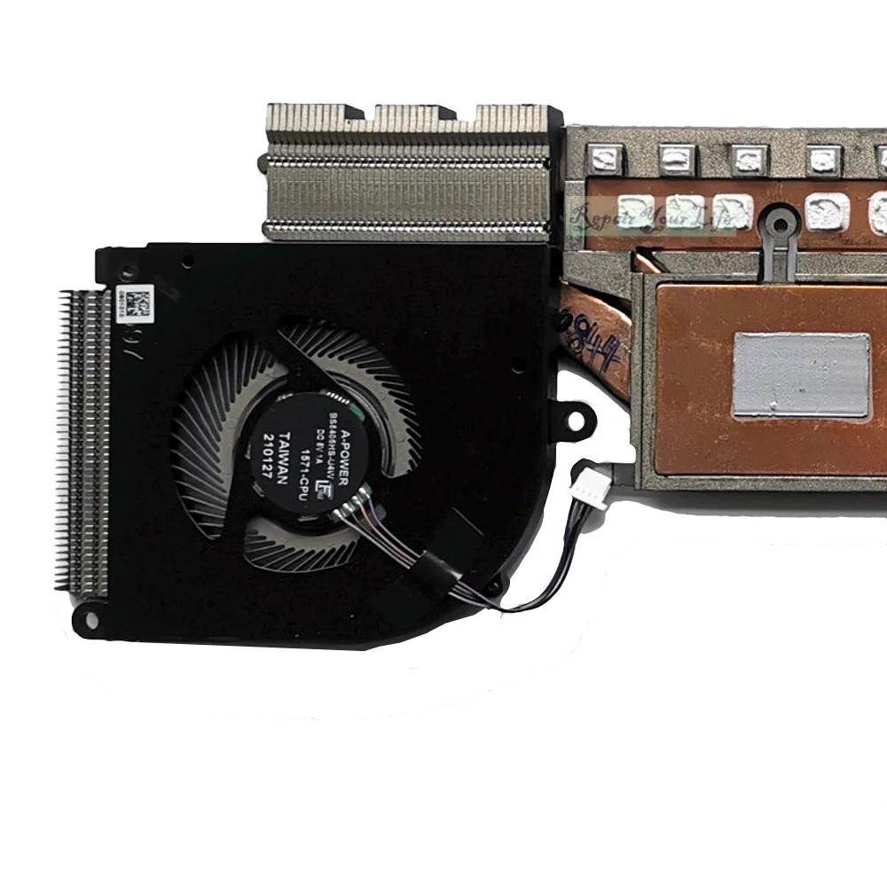 Portátil Gpu Cpu Ventilador de Refrigeração Dissipador de Calor para Msi Criador Z16 A11ux A11ue A11uet Notebook Ventilador Refrigerador Radiador Bs4505hs-u4w U5c 1571-g - Imagem 2