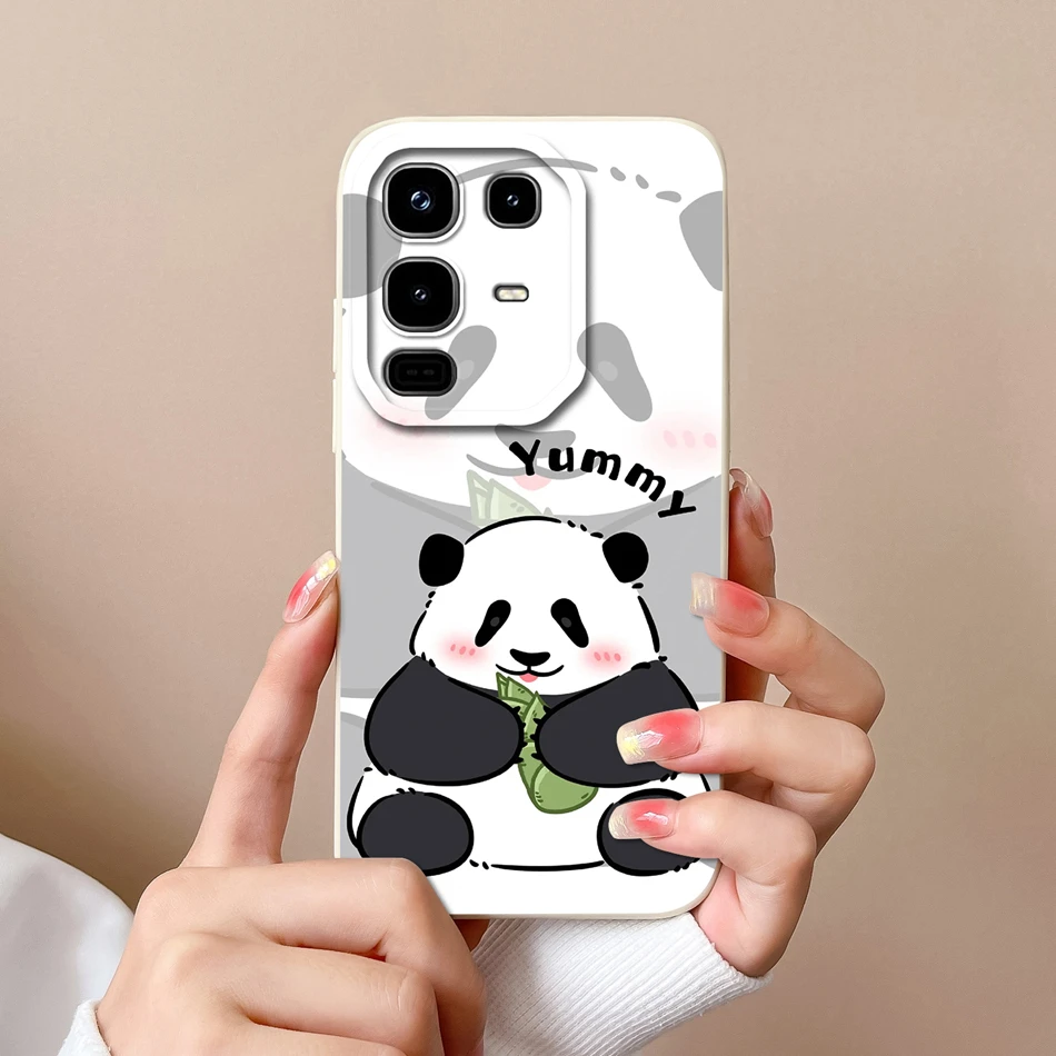Cartoon Cute Design Phone Case - Full Protection Soft Liquid Silicone Back Cover Bumper
