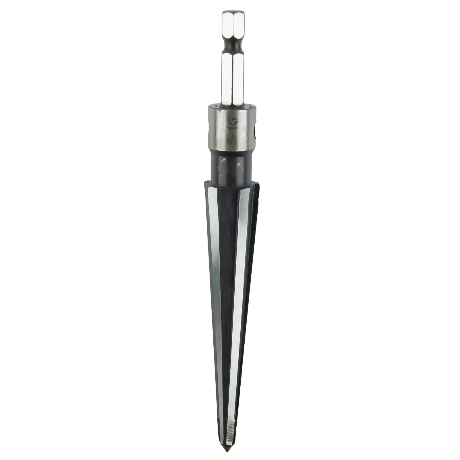 Hand Reamer HSS Reamer Steel Reamer Tools Cobalt Reamer Carbide Reamer 3-13mm Taper Reamer Deburring Enlarge Pin Hole Handheld Reamer T Handle 6 Flute Wood Metal Plastic Drilling Tools 5-16mm