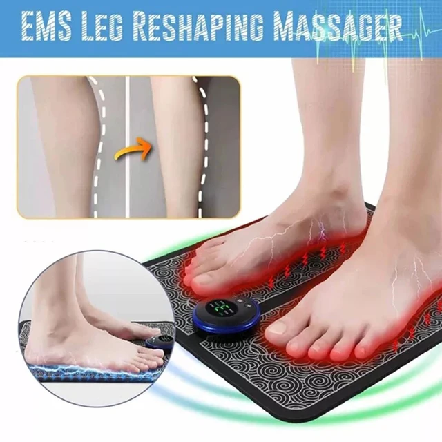 tens fisioterapia foot massager mat massageador pes muscular Electric EMS Health Care relaxation terapia fisica massage