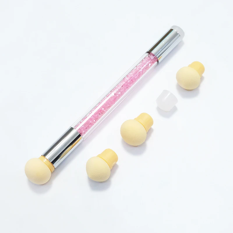 Double Head Gradient Nail Brush and Dotting Pen Set