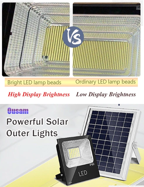 lumiere solaire exterieur de jardin lampe solaire exterieur batterie solaire  rechargeable a led eclairage autoconsommation etanche