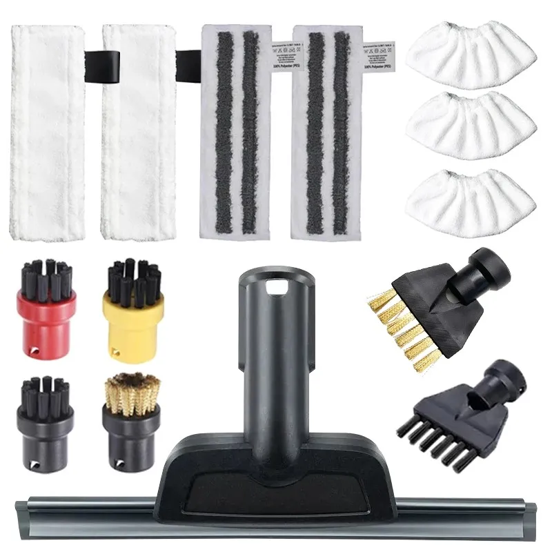 Karcher Easyfix Aspirador de Mão Microfibra Vapor Mop Rags Escova Cabeça Poderoso Bico Acessórios Sc2 Sc3 Sc4 Sc5