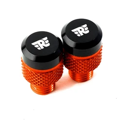 Premium Motor Mirror Hole Plug for Royal Enfield Motorcycles (Royal - Orange)
