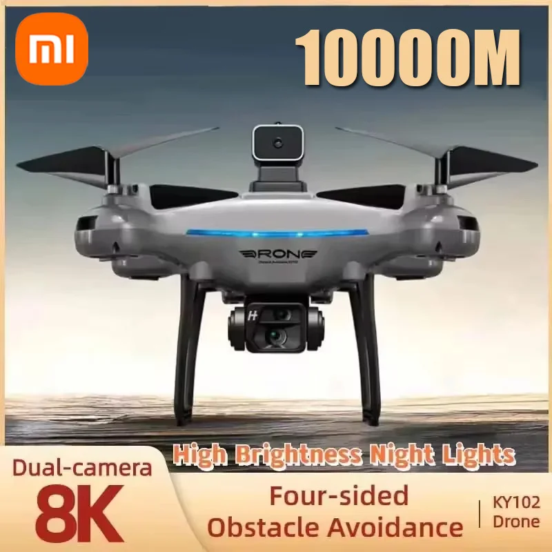 Xiaomi KY102 RC Drone 8K HD Dual Camera Professional Aerial Photography 360 Obstacle Avoidance Optical Flow Quadcopter Toy drone quadcopter