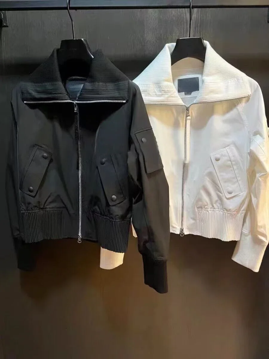 

Autumn and Winter Golf Sports Outdoor Women Jacket Long Sleeve Standing Zipper Collar Top Clothing