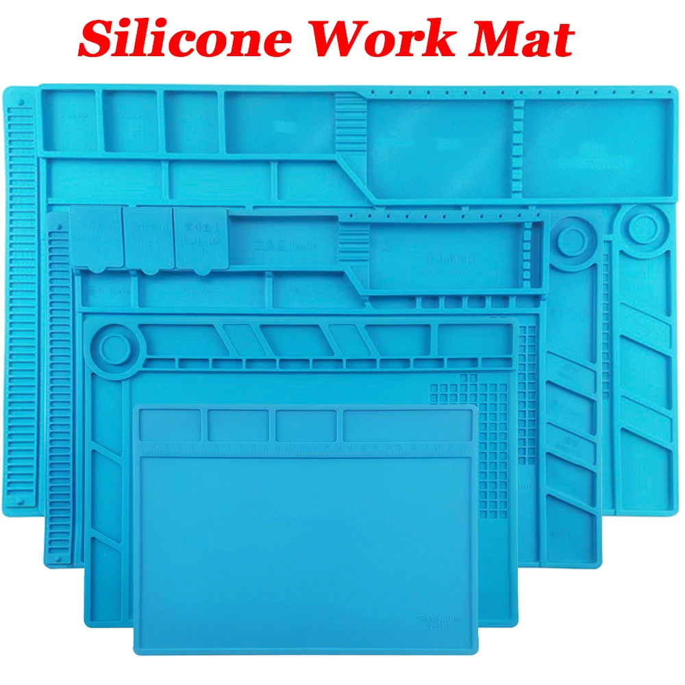 Large Anti-Static Magnetic Silicone Soldering Mat for Repair Work