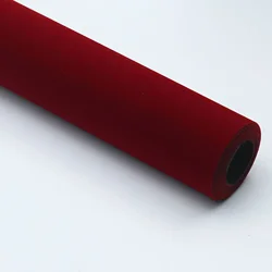 Multi - Colored Self - Adhesive Flocking Velvet Fabric for Jewelry Boxes and Car Decor (Wine red)