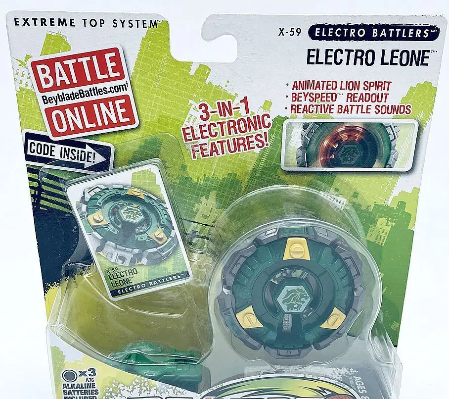 

BEYBLADE EXTREME TOP SYSTEM X-59 ELECTRO BATTLERS