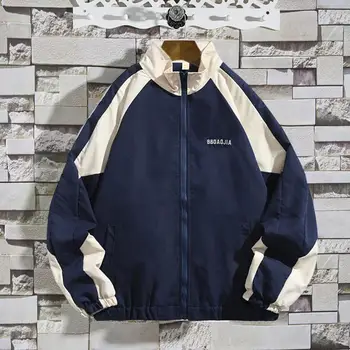 2024 Giacca da baseball Giacca da uomo Cappotto da baseball Primavera Autunno Maschile Moda casual Capispalla da esterno Giacca bomber allentata Streetwear 1