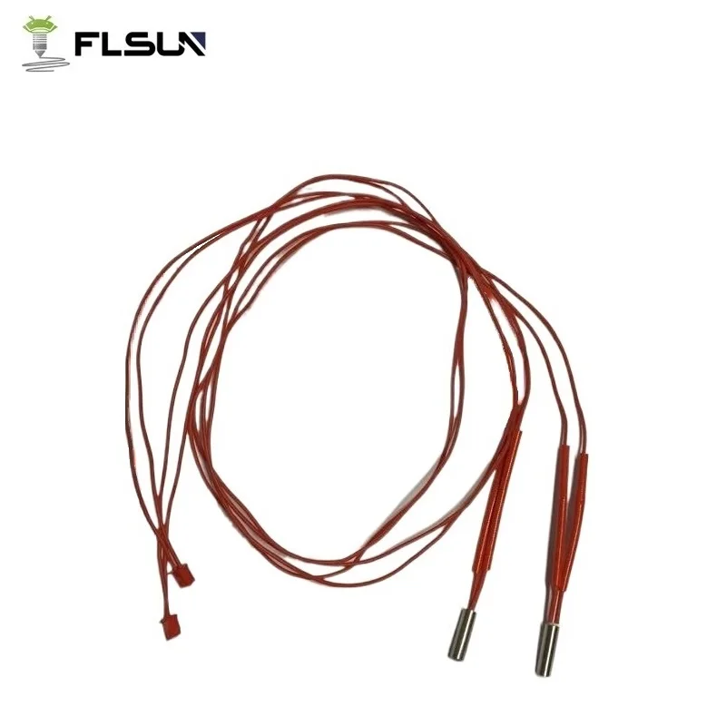 FLSUN V400 Heat Rod 3d Printer Accessories Original The Latest Version 24v60w Cartridge Heater Heating Rods Parts Wholesale sell like hot cakes flsun sr 3d printer accessories v6 version extrusion brass nozzle heating block kit stainless