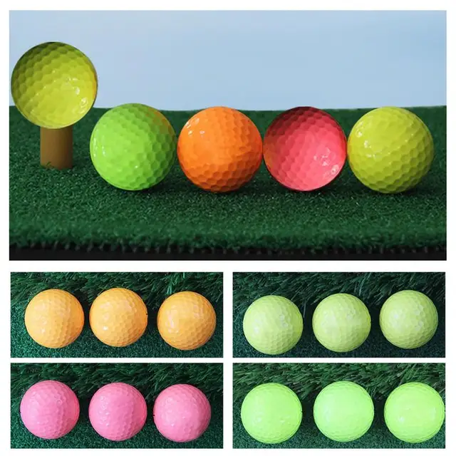 Golf Balls For Backyard 12X Double Deck Ball Golf Match Balls Professional Golf Balls Double Layer Golf Ball High Performance 3