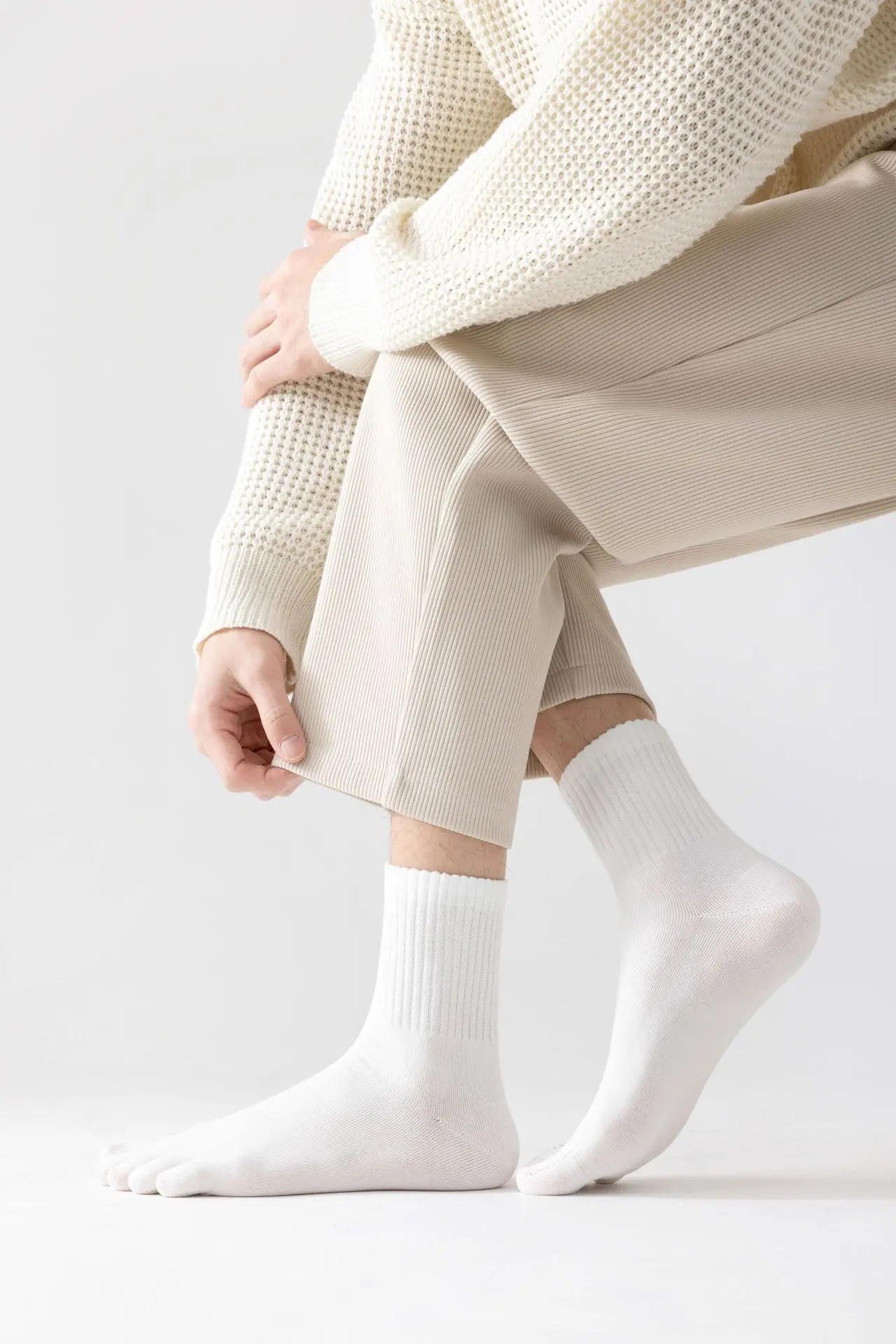 3 Paare/los Zehen Sport Kurze Socken Frühling Herbst Mann Baumwolle Anti-Bakterielle Anti-geruch Schweiß-Run Outdoor saugfähigen 5 Finger Socken – Detail 30