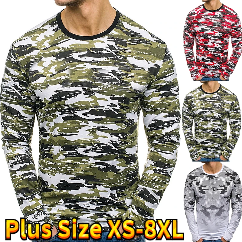 

2023 Long Sleeve Oversized T ShirtFashion Pullover Men Clothing Vintage 3D Print Autumn Men's Fashion Round Neck T-shirt Casual