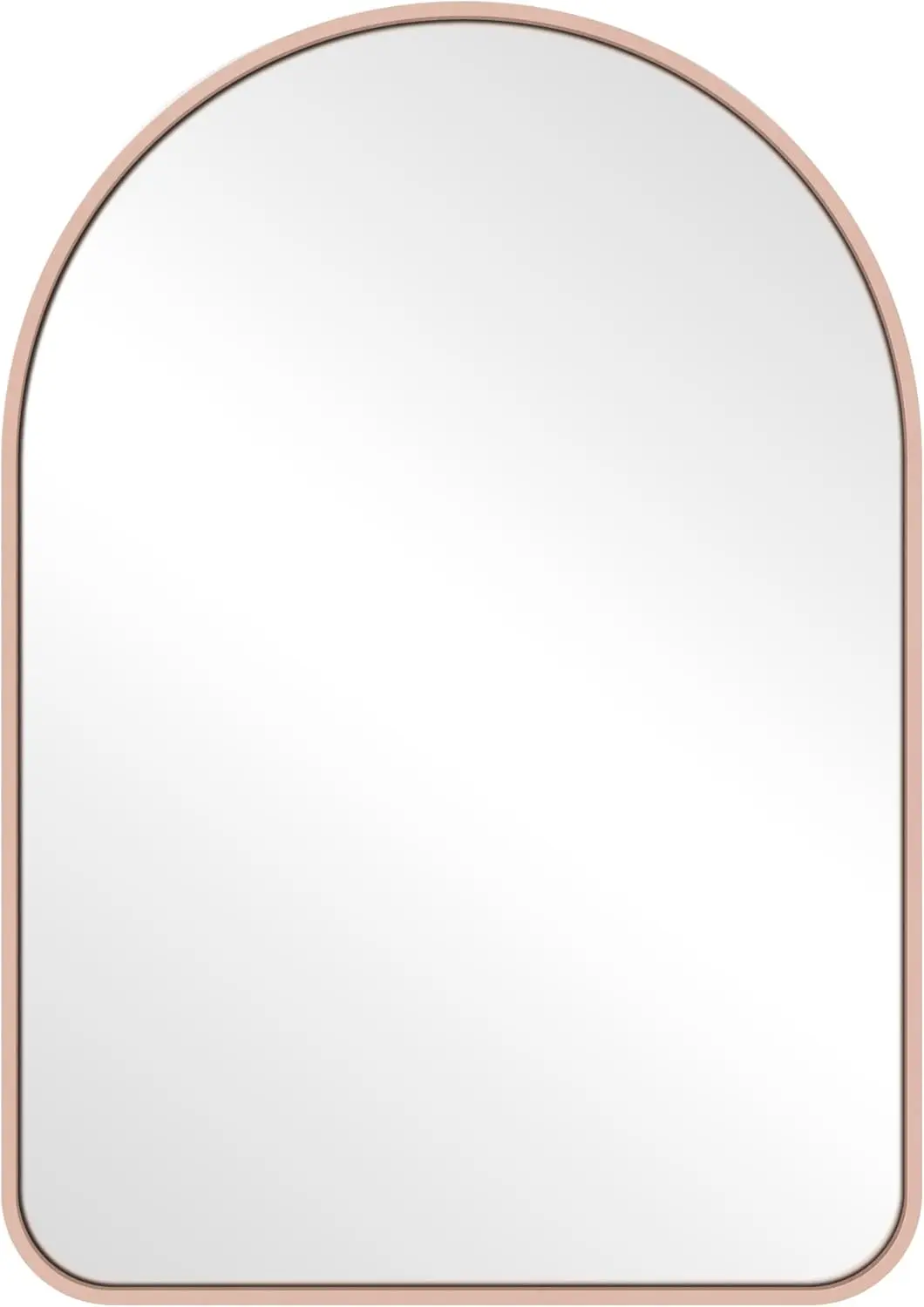 Espejo Decorativo Vertical de Aluminio de 41.3x58.5 cm, Diseño Moderno para Sala, Pasillo