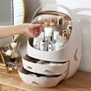 Large Capacity Cosmetic Storage Box Bathroom Desktop Beauty Makeup Organizer Skin Care Storage Drawer Waterproof Dustproof 1