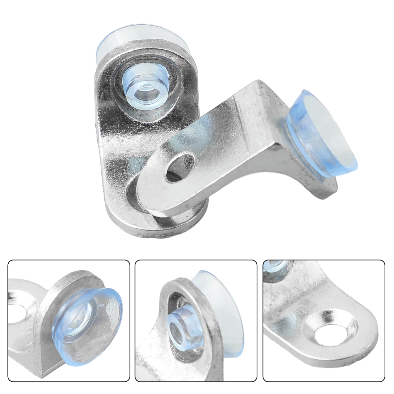 

20 Pcs Shelf Support Cabinets Display Cabinets Glass Shelves Shelf Support Silicone Silver Wardrobes Wine Cabinets