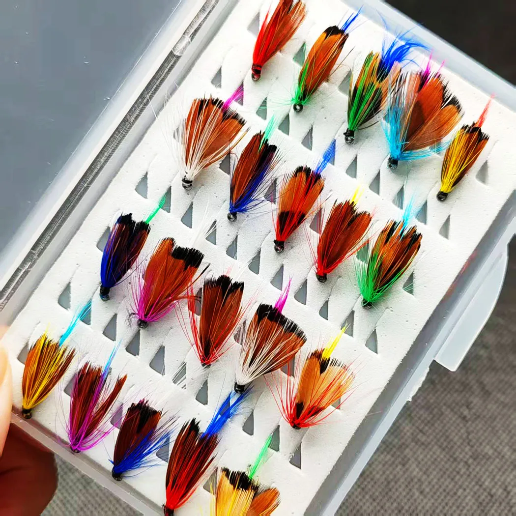 Trockenfliegenköder, 20 Stück/Box, Fliegenfischen, Fliegen, Motten, Schmetterlingsfliegen, Nymphenköder zum Fangen von Fischen wie Forelle/Barsch/Barsch – Detail 9