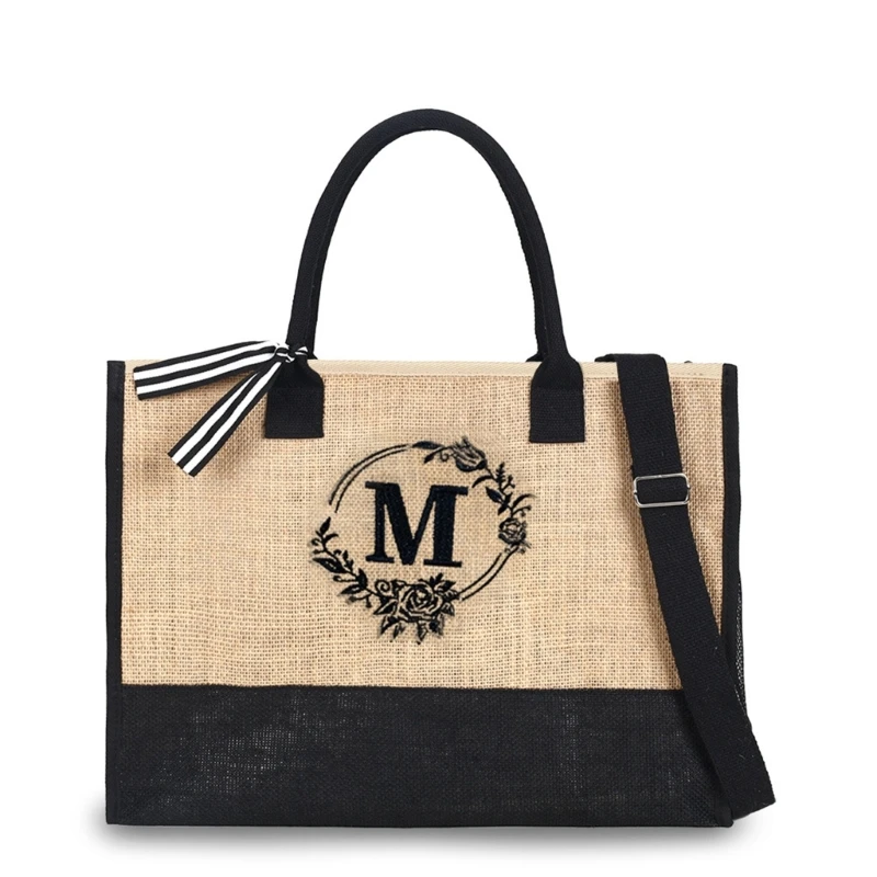 

«Тоут» из мешковины сумки с ручками, многоразовые подарочные сумки подружки невесты, пляжная сумка для покупок, свадьбы