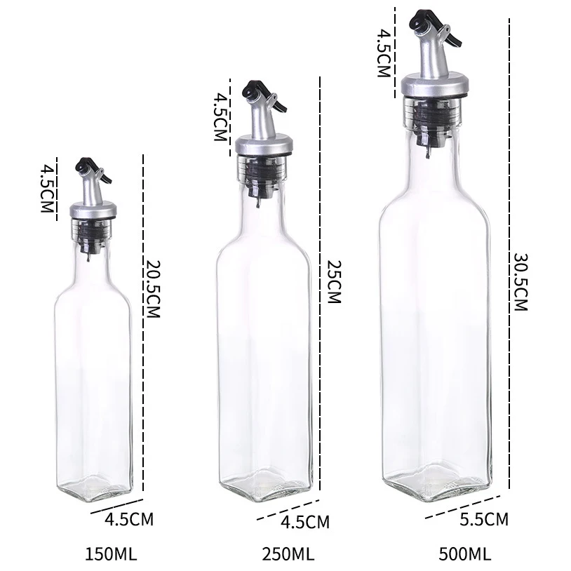 Transparent Plastic OliveOil Bottle 6