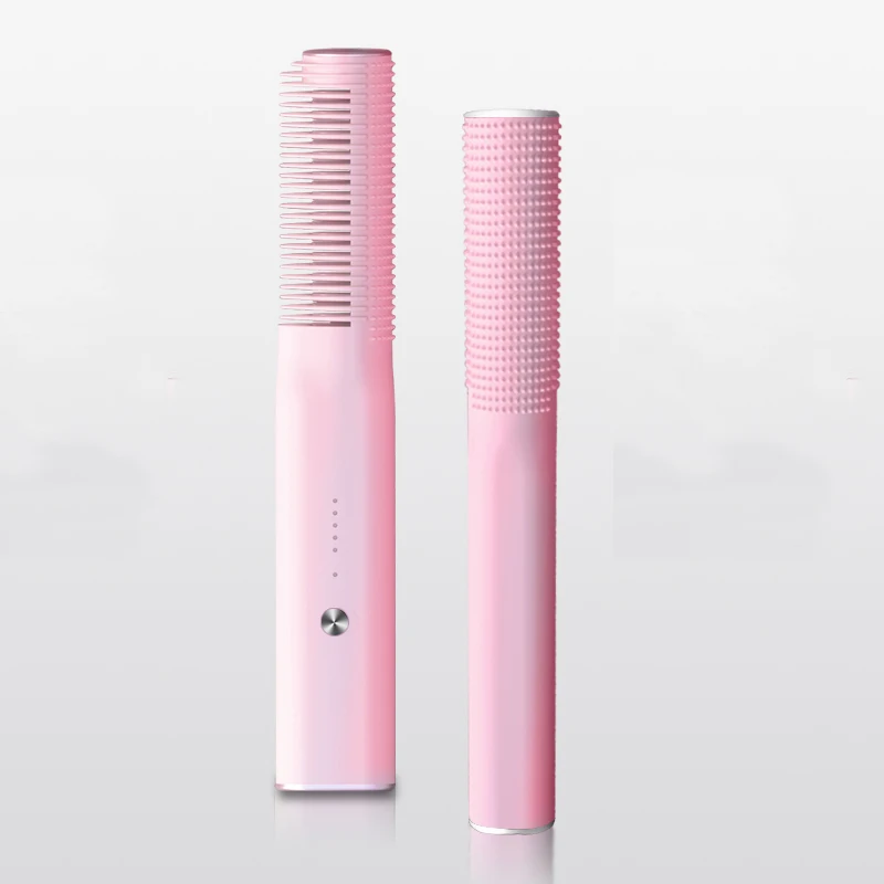 Cordless Hair Straightener Brush 5 temperature setting USB Rechargeable Hair Straightener Comb Fast Heating Styling Anti-Scald