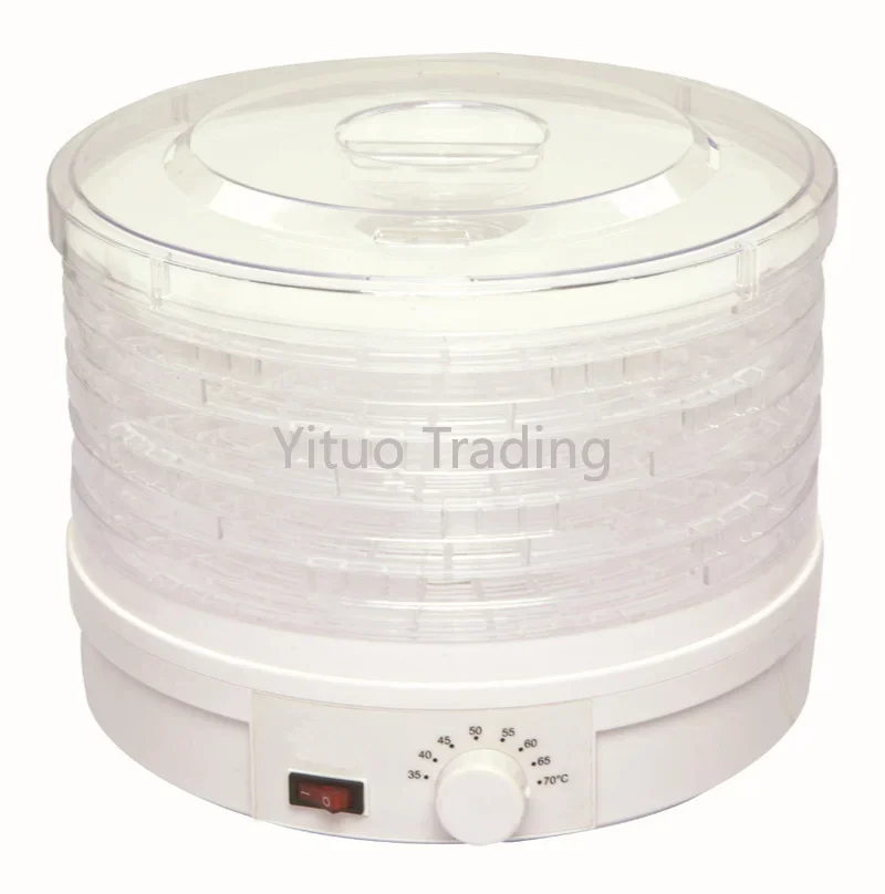 350W Transparent Dried Fruit Air Dryer with 5-layer Capacity, Food, Vegetables, Meat, Medicinal Materials, Pet Food, Fast Dryer