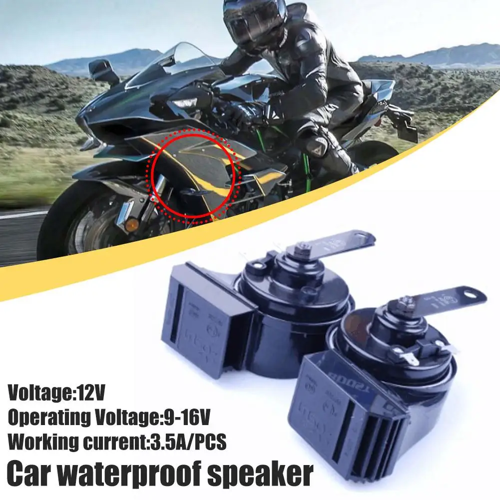 

BOOST 168 Car Air Horn Automtive Compressor 12V Signal Waterproof Double Super Perfect Volume Dual Sound Design C5Y0