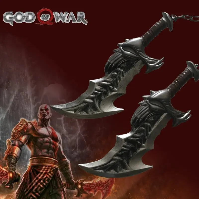 God Of War 4 Cosplay Chaos Blade Axe Chained Tomahawk Prop Arma Gioco Di Ruolo Ghost Leviatano Axe Silver Safety Pu Model Toys