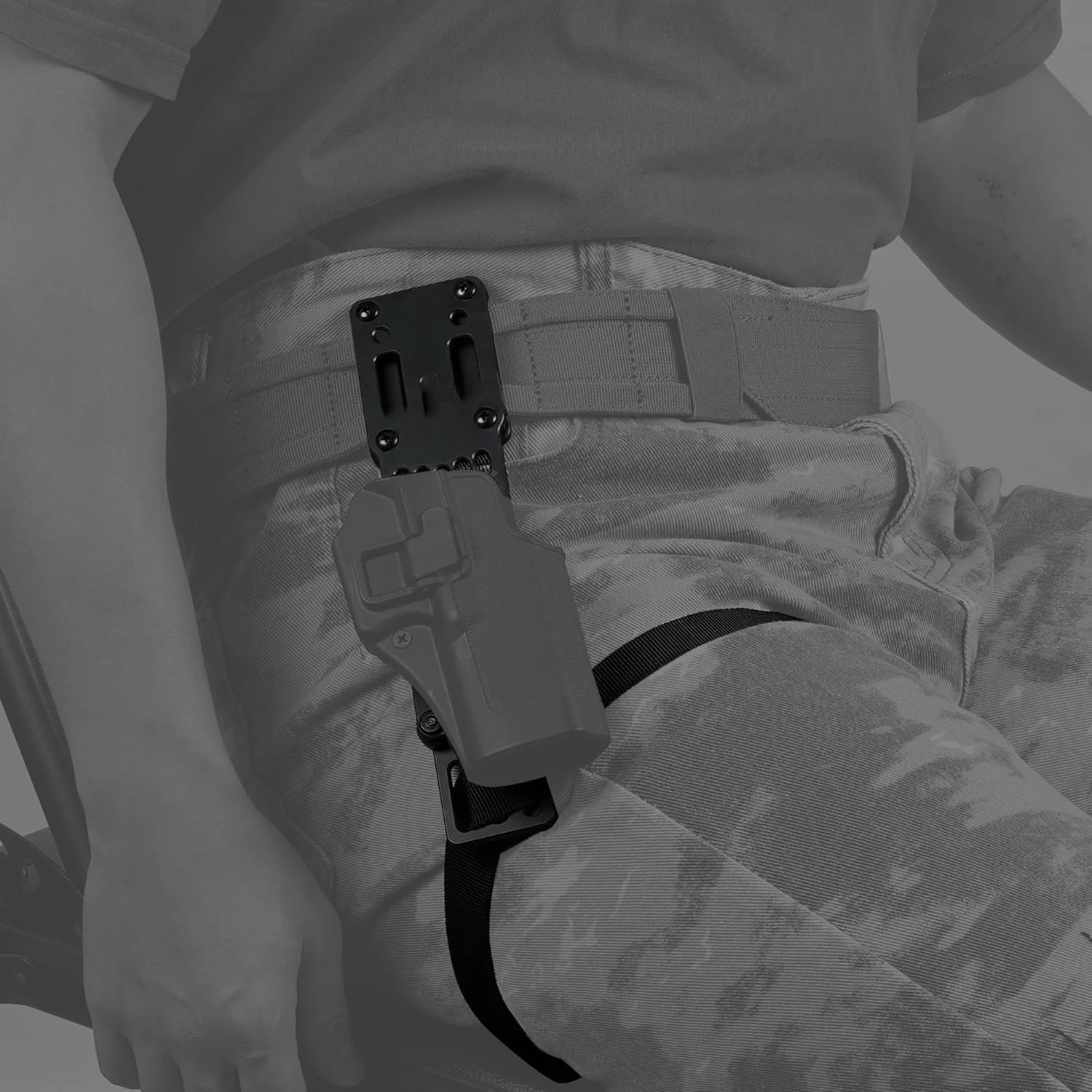 Enhanced Metal Modular Holster Adapter with Tactical Quick Release System