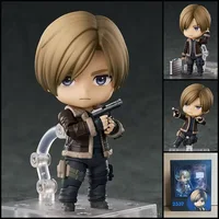 تمثال أنمي على طراز Q-Version من لعبة Resident Evil 4 Remake 2337 #   ليون 2761 #   ديكور مكتبي قابل للتجميع بتصميم وجه آدا وونج المتحرك للمعجبين 2