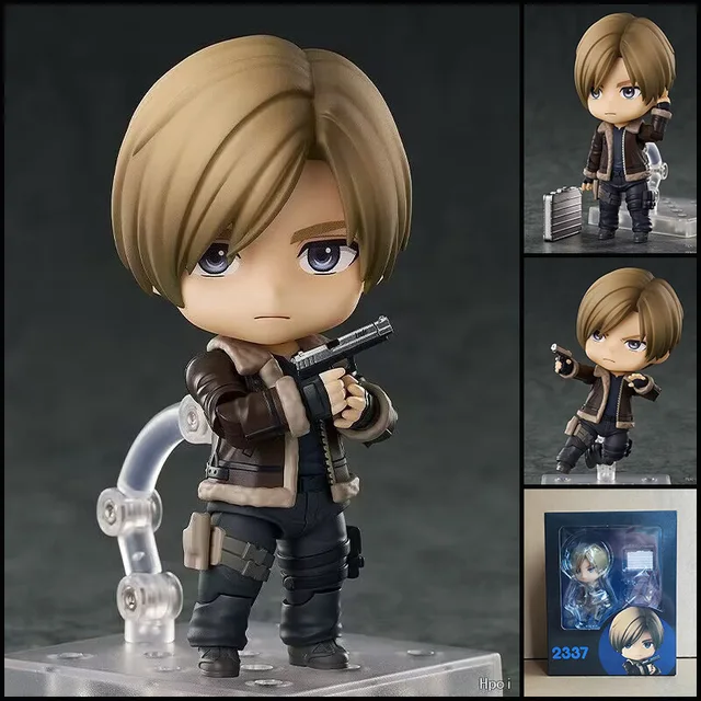 تمثال أنمي على طراز Q-Version من لعبة Resident Evil 4 Remake 2337 #   ليون 2761 #   ديكور مكتبي قابل للتجميع بتصميم وجه آدا وونج المتحرك للمعجبين 2