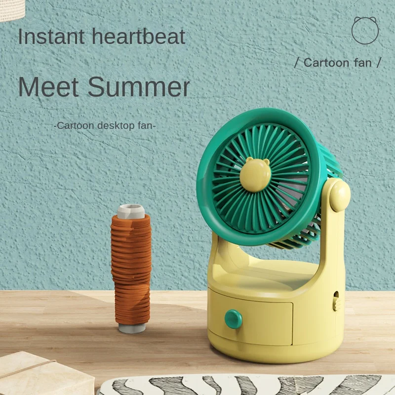 

Новинка 2024, креативный маленький настольный мини-вентилятор для учеников интернет-знаменитостей, портативный Usb-вентилятор для летнего обучения