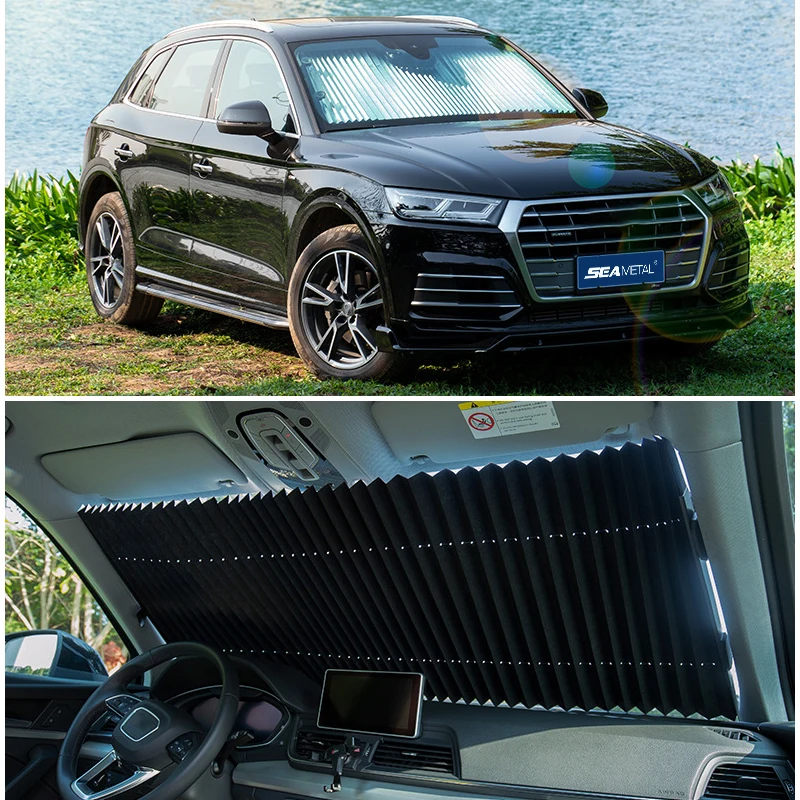 Foldable Car Sunshade Protector Auto Parasol Front Rear Window Sun Visor Winshield Sun Shade Covers UV Prevention for Car SUV BEST SELLERS