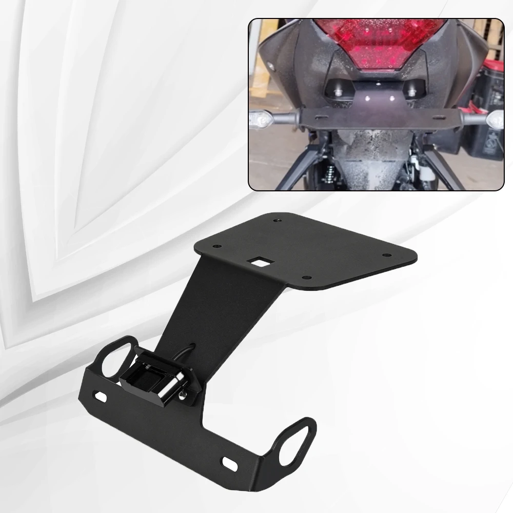 

motorcycle License Plate Bracket Holder For YAMAHA YZF-R25 2014-2020 YZF-R3 MT-25 MT-03 2015-2018 2019 2020 YZFR25 YZFR3 MT03