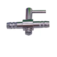 10pcs 4mm Stainless Steel Aquarium Tank Air Pump Air Flow Tube Pipe Line Control Valve Air Pump Accessories Wholesale 2