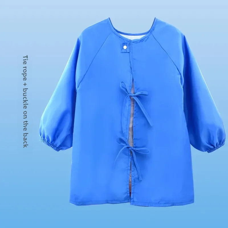 Long Sleeve Children's Smock Waterproof Dirty Proof Boys Drawing Clothes Nursery Cover up Eating Reverse Clothing