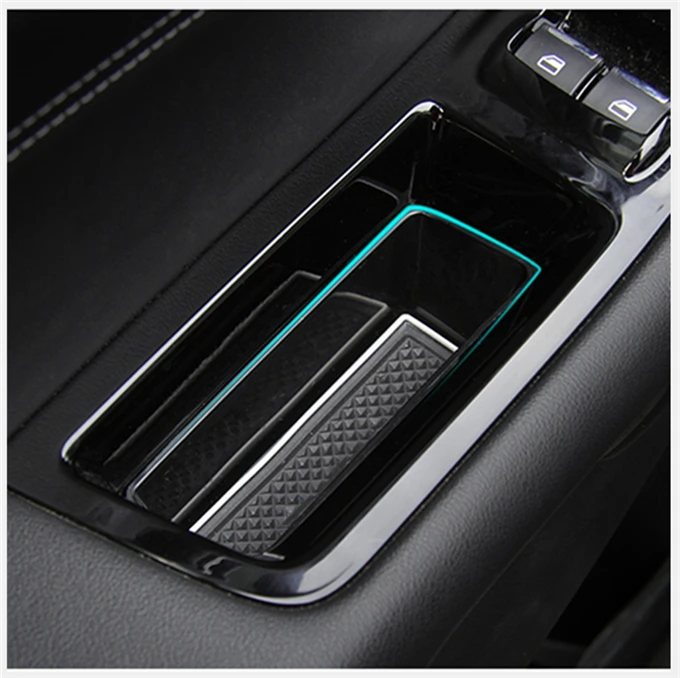 car steering Suitable For Ford Edge 2015 2016 2017 2018 2019 2020 Door Handle Storage Box New For Ford Edge Armrest Box Edge Car Accessories carbon fiber steering wheel