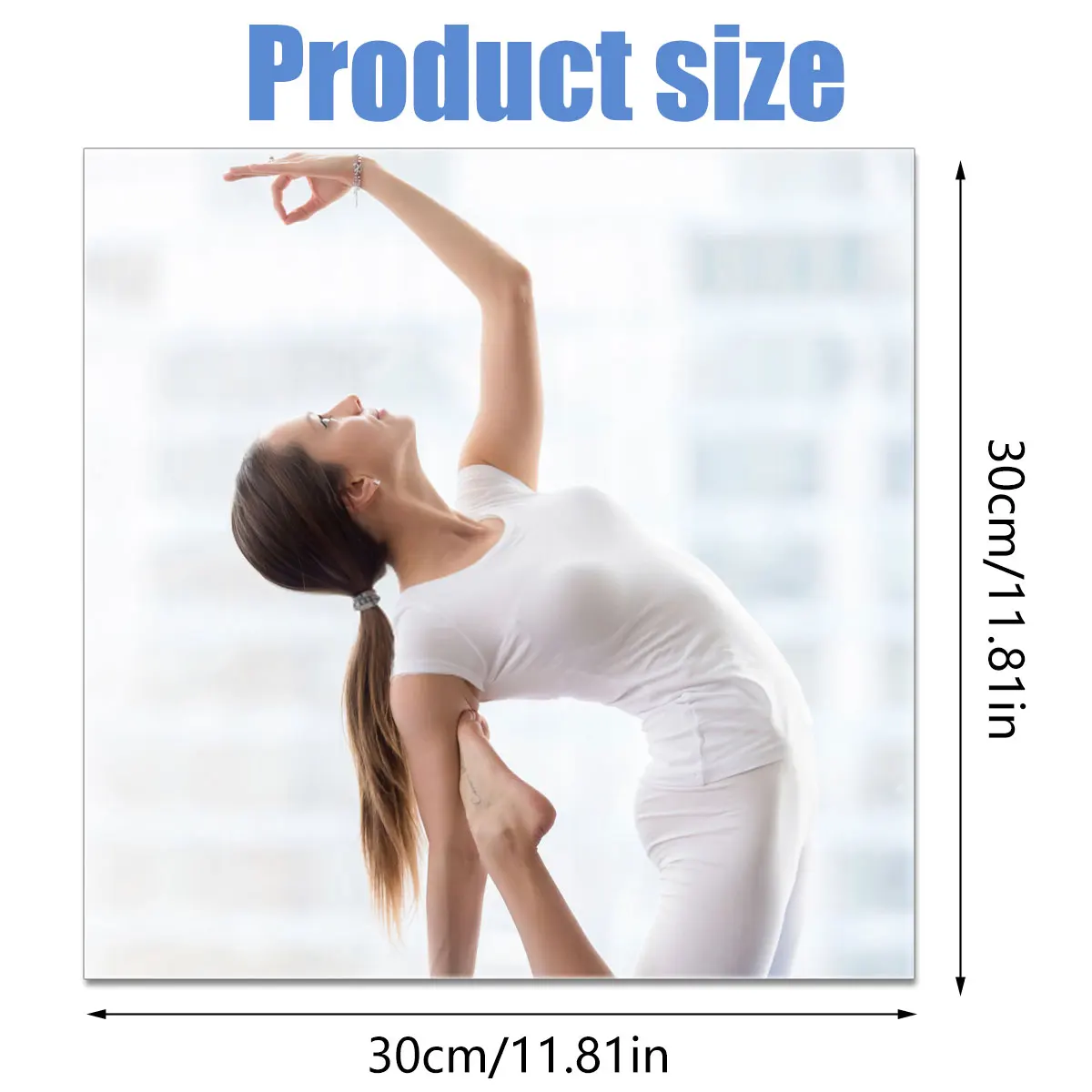 PET Ultra-thin Flexible Mirror Sheets DIY Tiles Mirror 10/20/30Pcs Mirror Sheets Self Adhesive Non Glass Mirror 12 x 12 Inch
