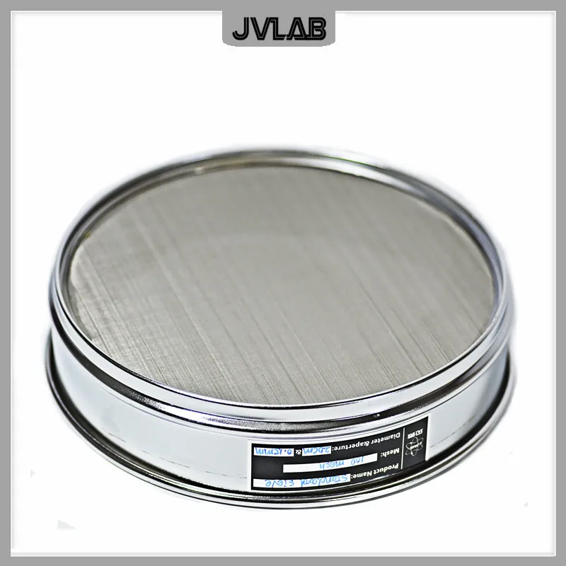 분석 체 실험실 표준 샘플링 검사 테스트 체 304 SUS 필터 메쉬 크롬 프레임 직경. 20cm 12-200 메쉬