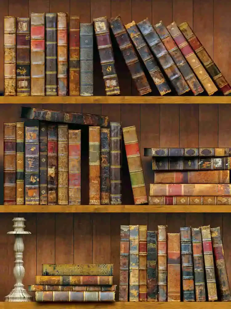 Papier peint auto-adhésif 3D Vintage pour bibliothèque, Texture de Grain de bois, amovible, pour armoire, meubles de cuisine