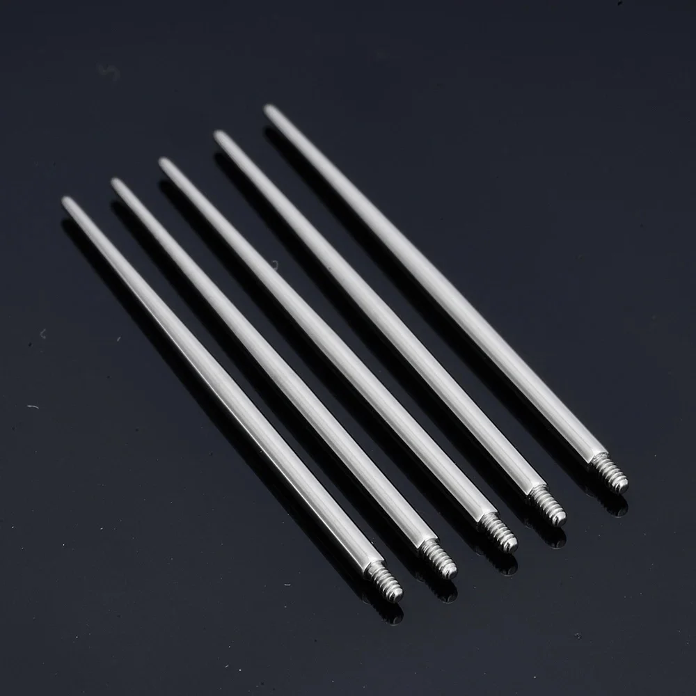 ASTM F136 G23 Titanium Puncture Needle Guide Needle Piercing Tool Belly Lip Ear Eyebrow Body Jewelry Piercing Tools 10PCS
