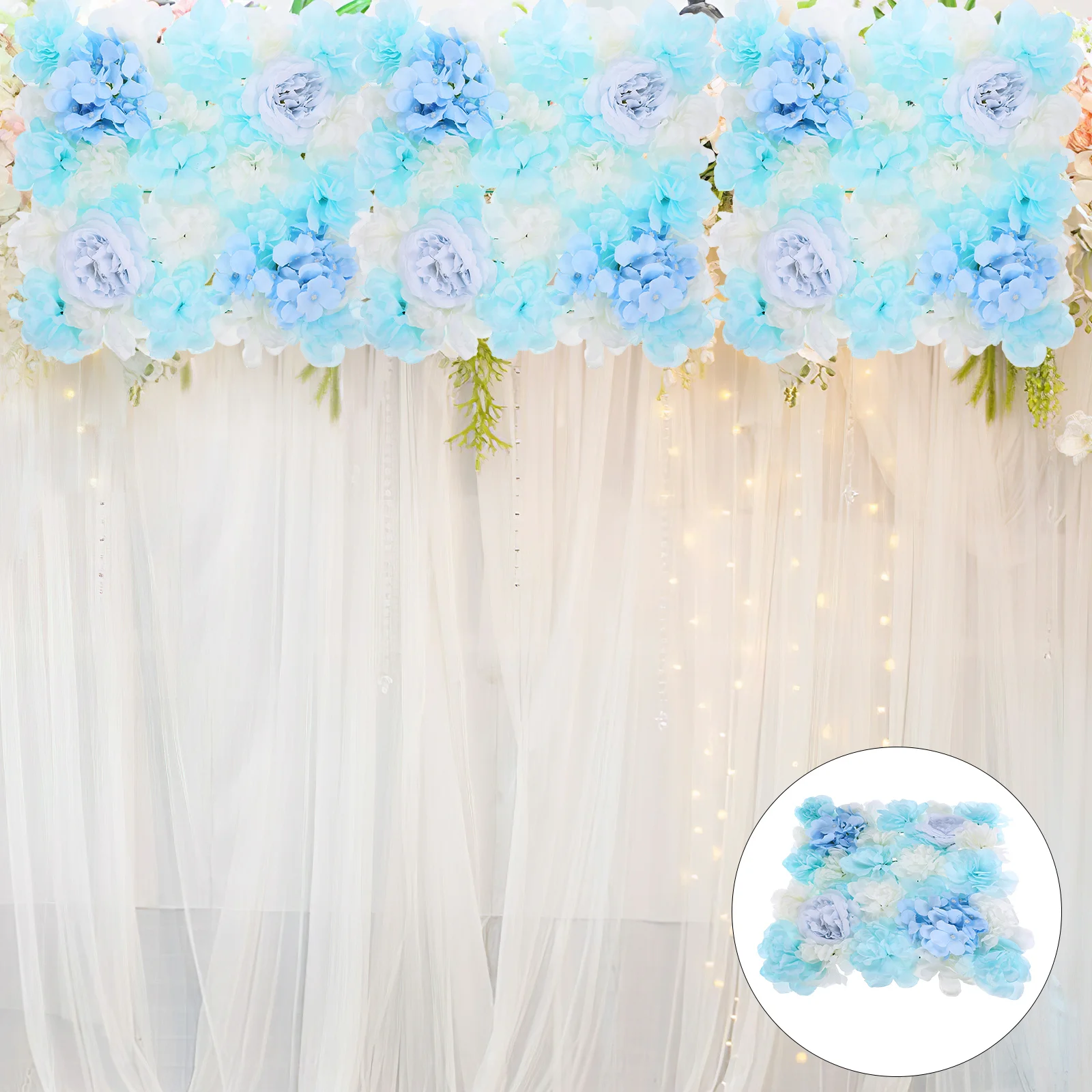 

Simulation Rose Flower Wall Panel Flower Wall Flower Backdrop for Wedding Birthday Party Decor