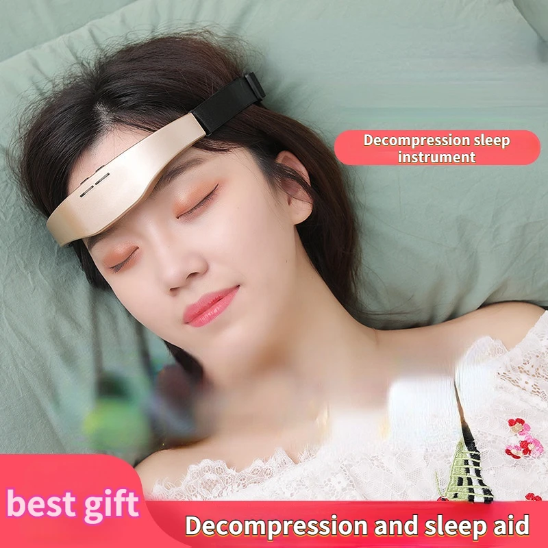 Smart Sleep Head Massager Wireless Electric Sleep Instrument Improve Insomnia Therapy Device Relieving Headache Brain Relaxation rat and mouse anesthesia adapter adapter brain stereotaxic instrument