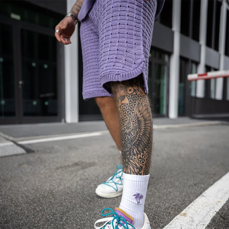 Conjunto Hombre Verano Camisa Y Pantalones Cortos Estampado