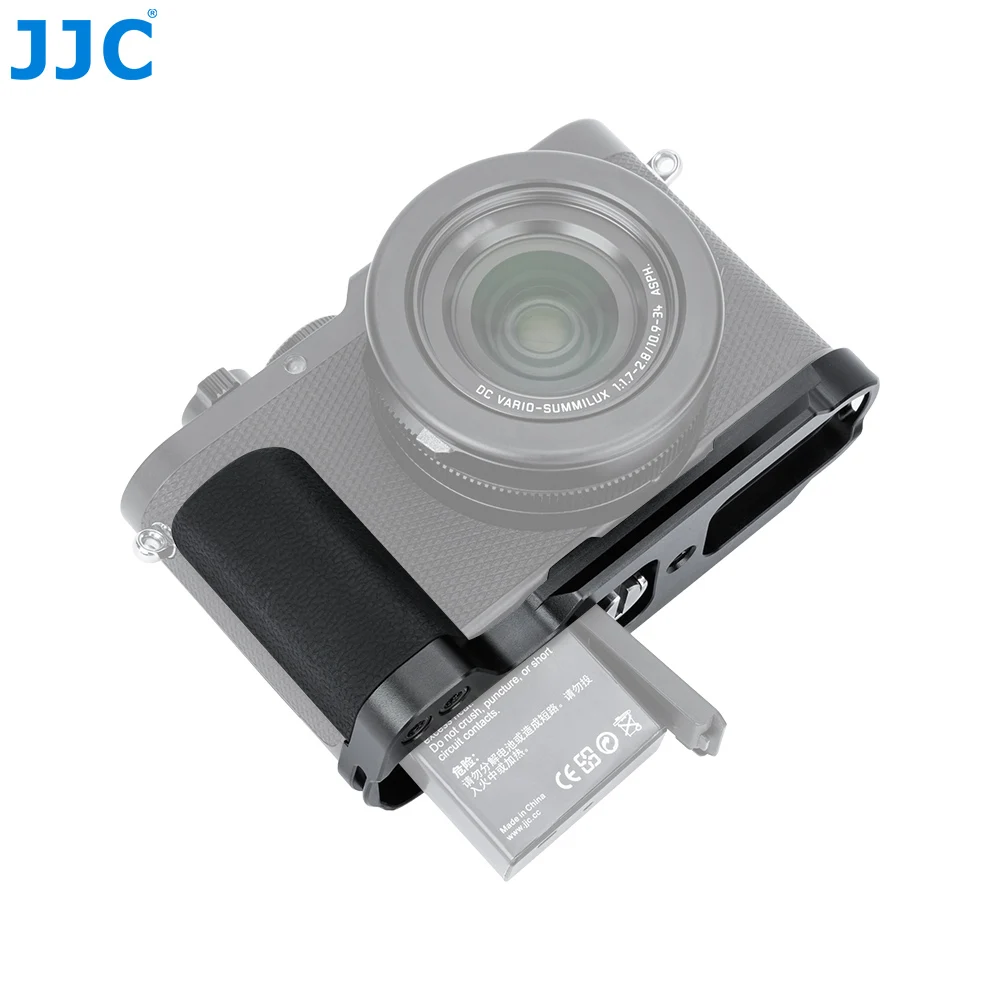 JJC Metall-Handgriff, L-Halterung für Leica D-Lux 8, Kamera, rutschfester Handgriff mit Arca Swiss Typ, Schnellverschluss-Stativhalterung – Detail 12