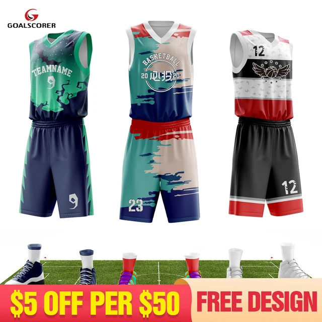 basketball jersey blue and white basketball uniform custommade sublimation  design basketball shirt - AliExpress